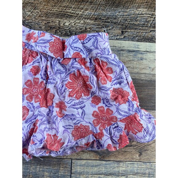 Janie & Jack Toddler Girls Shorts Floral Ruffle Hem Pull On Cotton 2T - Picture 3 of 6